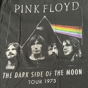 Pink Floyd Graphic TShirt Black Size Medium *Fair Condition